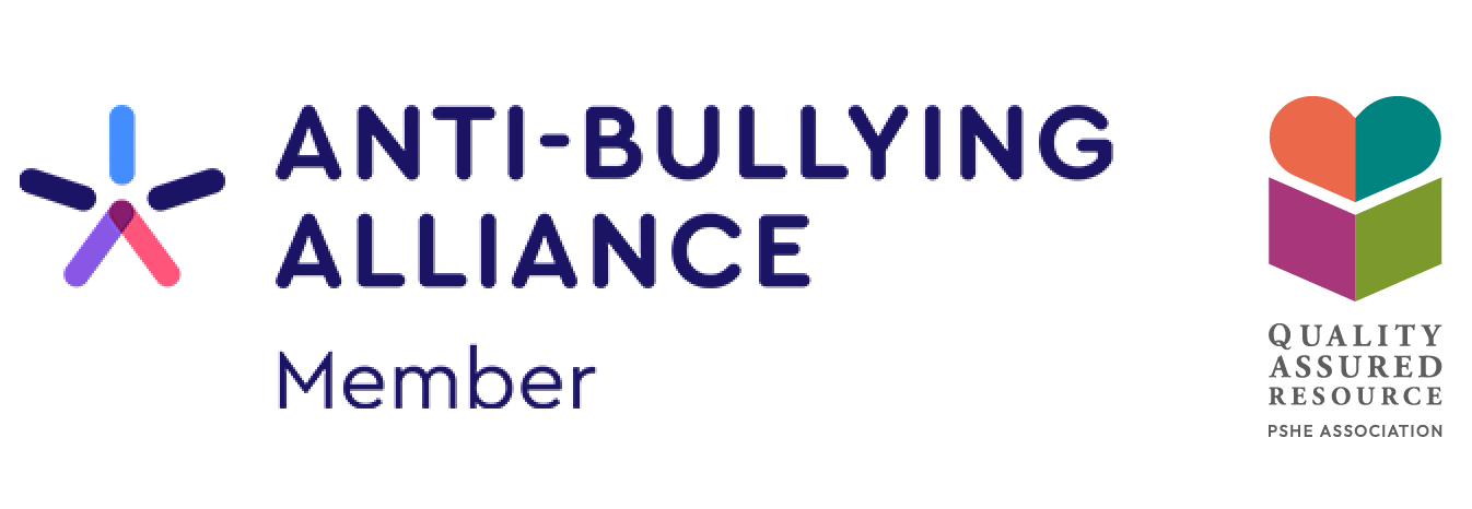 Anti-bullying alliance member log and the PHSE association logo