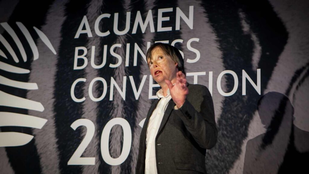 Learning to love your scars. Marc speaking at the Acumen Business Convention.